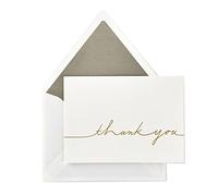 Hallmark Signature Thank You Notes Lettrage doré.