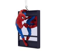Hallmark Spiderman sur fenêtre - Décoration d'arbre Marvel - Décoration Disney à Suspendre - Cadeau de Noël