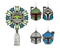 Hallmark Star Wars : The Mandalorian Lot de 5 décorations Miniatures incassables de 12,7 cm et Mini décorations de 4,3 cm