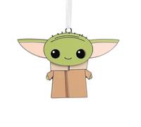 Hallmark The Mandalorian Grogu Décoration en métal en Mouvement Star Wars pour Sapin de Noël à Suspendre