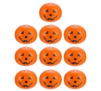 Halloween Ballon Citrouille Gonflable en Latex Orange pour Garçon et Filles | Gonflage Rapide, Dégonflage Facile, Plastique Souple, Jardin et Centre Commercial, Décoration Saisonnière