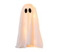 Halloween Ghost Decor - Light Up Spooky Table Ornament Centerpiece