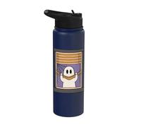 Halloween Ghost Humor Cute Spooky Season Stainless Steel Insulated Water Bottle