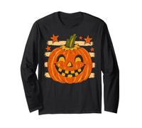 Halloween Jack O Lantern Pumpkin Spooky Season Manche Longue