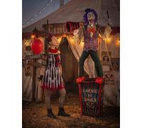 Halloween : Marionnette animée Pop - Clown parlant Spencer (lumière, son et mouvement) (22)