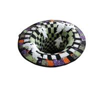 Halloween Optical Illusion Rug, Soft Non Slip Mat for Home Decor