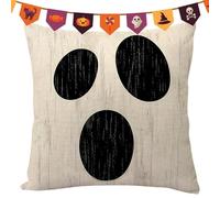Halloween Pillow Covers - 18x18 Inch Set Of 2, Soft Polyester Throw Cushion | Decoration Pillow Covers for HalloweenThrow Pillow Covers Halloween SpSet Of 4 18x18 Inch Cushion Cases, Polyester, Machine W