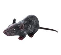 Halloween Rat Noir en Plastique Rat Simulation Souris Modèle Accessoire Décoration Simulé Souris Halloween Décoration Farces Accessoires Jouet