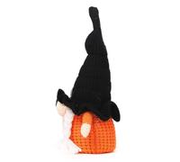Halloween Sans Visage Ornement Tricoté Saisonnier Avec Chapeau Haut