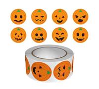 Halloween Sealing Sticker Roll | Round Seal Labels Adhesive Decals Trick Or