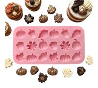 Halloween Silicone Molds | Pumpkin Maple Leaf Pine Cone Baking Mould | Chocolate Mold For Halloween Party Kitchen Cookie Treat Bakery Dessert Fondant