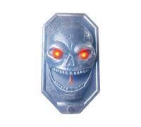 Halloween Skeleton Door Chime - LED Motion Sensor Horror Door Bell | Electronic Wall Door Bell Prank for Porch Entrance Hallway Yard Garden Office Classroom Home