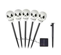Halloween Solar Skeleton Lights | Outdoor Waterproof Garden Decor | Waterproof Design Is Suitable For Lawns, Balconies, Gardens, Sidewalks, Gates, Haunted Houses, Tombstones, And Seasonal Event