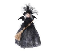Halloween Sorcière Party Favors avec toile d'araignée Jupe Chapeau Balai