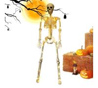 Halloween Squelette Prop 90 cm Horror Decor With String Lights For Yard