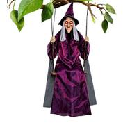 Halloween Swing Witch - Hanging Decor | 1.8M Gothic Prop