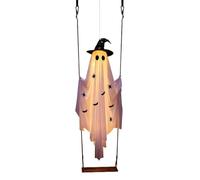Halloween Swinging Ghost - Fabric LED Flying Ghost Decoration Prop