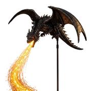 Halloween Wailing Wraith Yard Decorations, Light Up Witch with Floating Souls LED Glow, Outdoor Standing Metal Witch Ornament for Garden Lawn Porch Halloween Party Cemetery Scene Decor