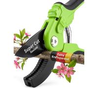 halmland® Sécateur professionnel | Coupe-branches à enclume économe en difficulté - Parfait pour les branches dures | Ciseaux à roses polyvalents et ciseaux à plantes pratiques | Sécateur pour jardin