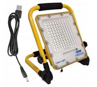 Halogène Led Portable 100W 230V + Câble Usb Lampe De Chantier Batterie