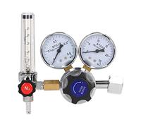 HaloVerde Jauge de régulateur de gaz pour azote, réduction de pression de 15 MPA à 0,3 MPA, débit de 25 L/min, entrée G5/8", valve en laiton forgé pour usage industriel