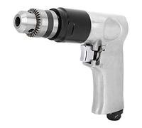 HaloVerde Perceuse pneumatique réversible 3/8", 1800 tr/min, outil de perçage pneumatique avec consommation d'air de 4 CFM, comprend une e mandrin pour les applications en