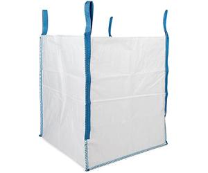 Halsted - Sac de construction robuste en polypropylène tissé blanc de 780 litres pour construction et démolition - Lot de 1