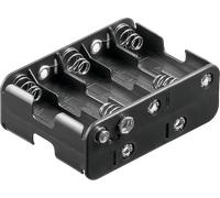 HALTER 10XUM3QDK - Support pour 10 piles Mignon (AA), bouton-poussoir