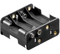 HALTER 8XUM3-QDK - Support pour 8 piles Mignon (AA), bouton-poussoir