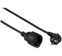 Hama 00047869 alimentation Rallonge noir 3 m H05VV-F 3G 1,5 mm²
