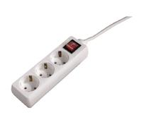 Hama 00108815 protection surtension Blanc 3 sorties CA 230 V 5 m