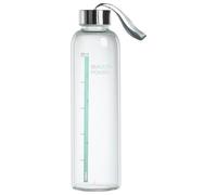 Hama 00181596 gourde Utilisation quotidienne 500 ml Verre, Silicone Transparent