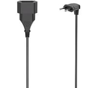 Hama 00223266 alimentation Rallonge noir 3 m H03VVH2-F 2G 0,75 mm²