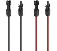 Hama 00223902 Rallonge de câble solaire MC4 5m rouge/noir