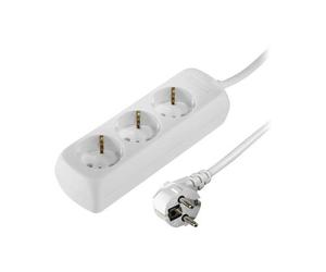 Hama 3-Way Power Strip with Child Protection - Coupe-circuit - CA 230 V - connecteurs de sortie : 3 - 5 m cordon - blanc