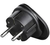 Hama Adaptateur de Voyage pour Brancher des appareils étrangers Noir