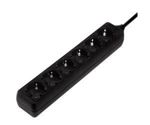 Hama Bloc multiprise 6 prises - Noir