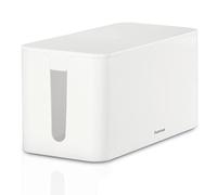 Hama Boîte de rangement câbles Mini – Cache câbles pour bureau/maison, 23,5×11,5×12 cm – Blanc