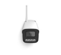 Hama Camera Surveillance WiFi Exterieur (Caméra Connectée, IP54, 1080p, sans Hub, Enregist MircoSD, Détect. Mouvement, Vision Nuit, Google/Alexa, Appli, Son 2 Voies) Blanc