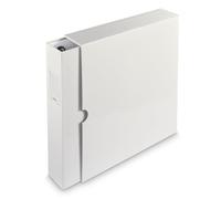 Hama Classeur avec mécanisme à 4 anneaux, largeur 70 mm, avec Etui, blanc