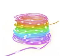 Hama Guirlande lumineuse LED connectée Wi‑Fi RVBIC IP65 extérieure 100 LED 10 m multicolore