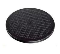 Hama Plateau Tournant Universel Hama 30cm (Plateau Rond Rotatif 360° Multifonction, Taille L, Supporte 80 kg, idéal pour TV, Enceintes, Ecrans, Plantes, Ustensiles de Cuisine, Modelisme) Noir