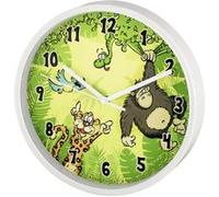 Hama Horloge murale pour enfant Jungle, Ø 22,5 cm, silencieuse G