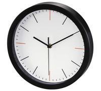 Hama MaxR Horloge à quartz Cercle Noir et Blanc Noir