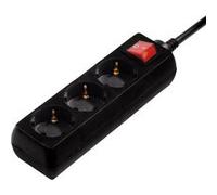 Hama - Coupe-circuit - CA 230 V - 3500 Watt - connecteurs de sortie : 3 - 3 m cordon - noir