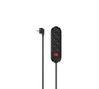 Hama Multiprise 3 Prises Interrupteur Accroches Murales - 16A - 3680W (Prise Multiple Rallonge Electrique 3m, Securité Enfant, Gestion Câbles, Bloc 3 Prises Type F Schuko Compatible France) Noir