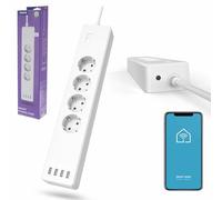 Hama Smarte WLAN-Steckdosenleiste 4-fach, einzeln schaltbar, Überlastsch., 4xUSB (00176628)