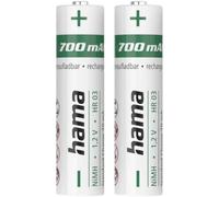 Hama Pile rechargeable LR3 (AAA) NiMH 700 mAh 1.2 V 2 pc(s)