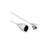 Hama Profi Rallonge de câble d'alimentation CEE 7-7 (SCHUKO) (F) pour CEE 7-7 (SCHUKO) (M) 5 m moulé blanc