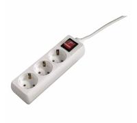 Hama rallonge multiprise 3 prises Schuko avec interrupteur